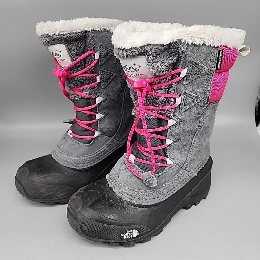 THE NORTH FACE Youth Shellista Lace IV, Zinc Grey/Cabaret Pink, Girls 2